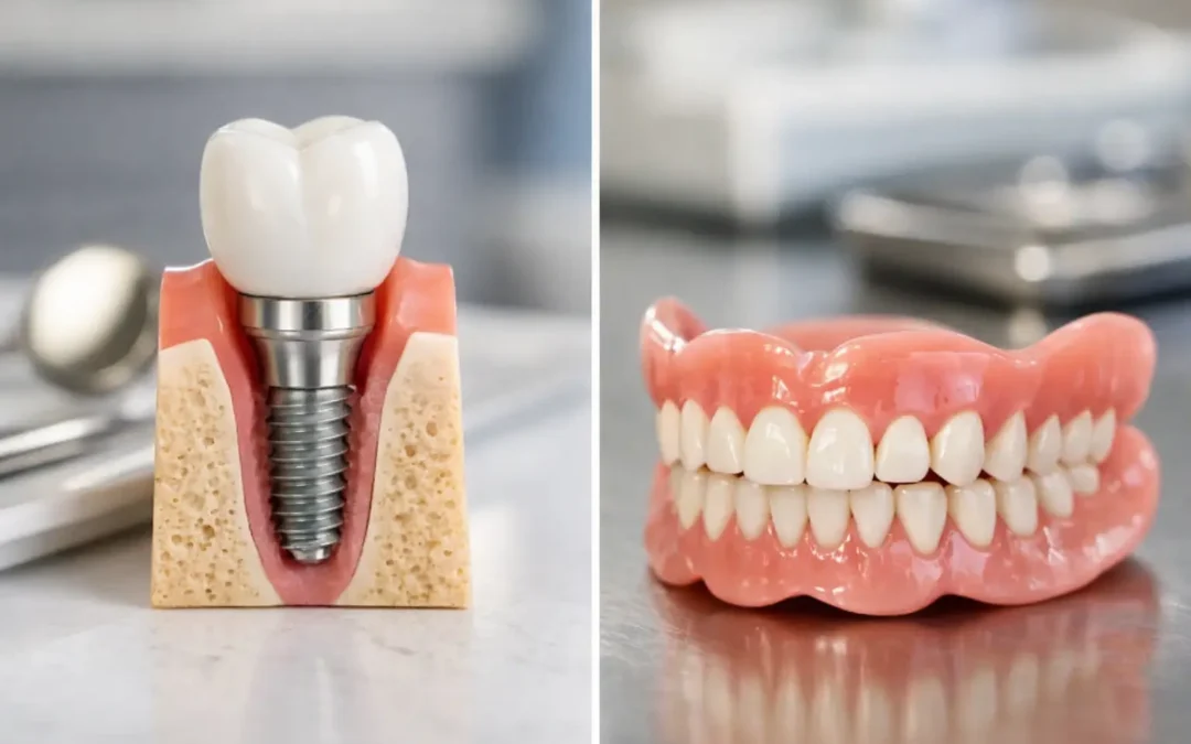 Dental Implants vs Dentures for a Stronger Smile