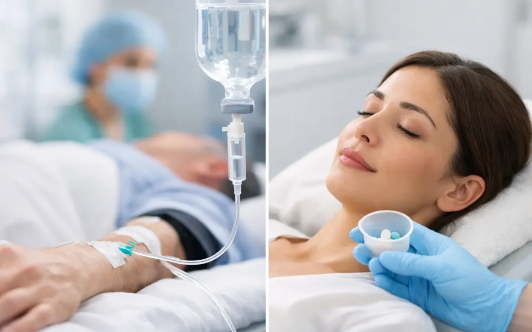 IV Sedation vs Oral Sedation