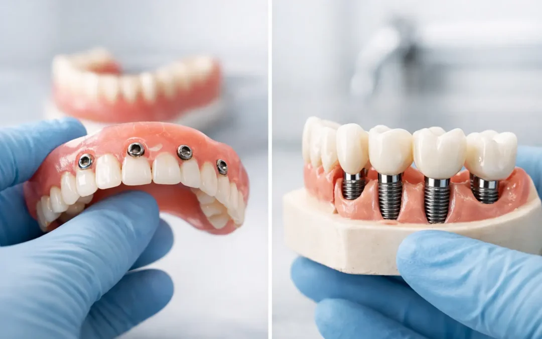 Snap In Dentures vs Implants: Which Fits?